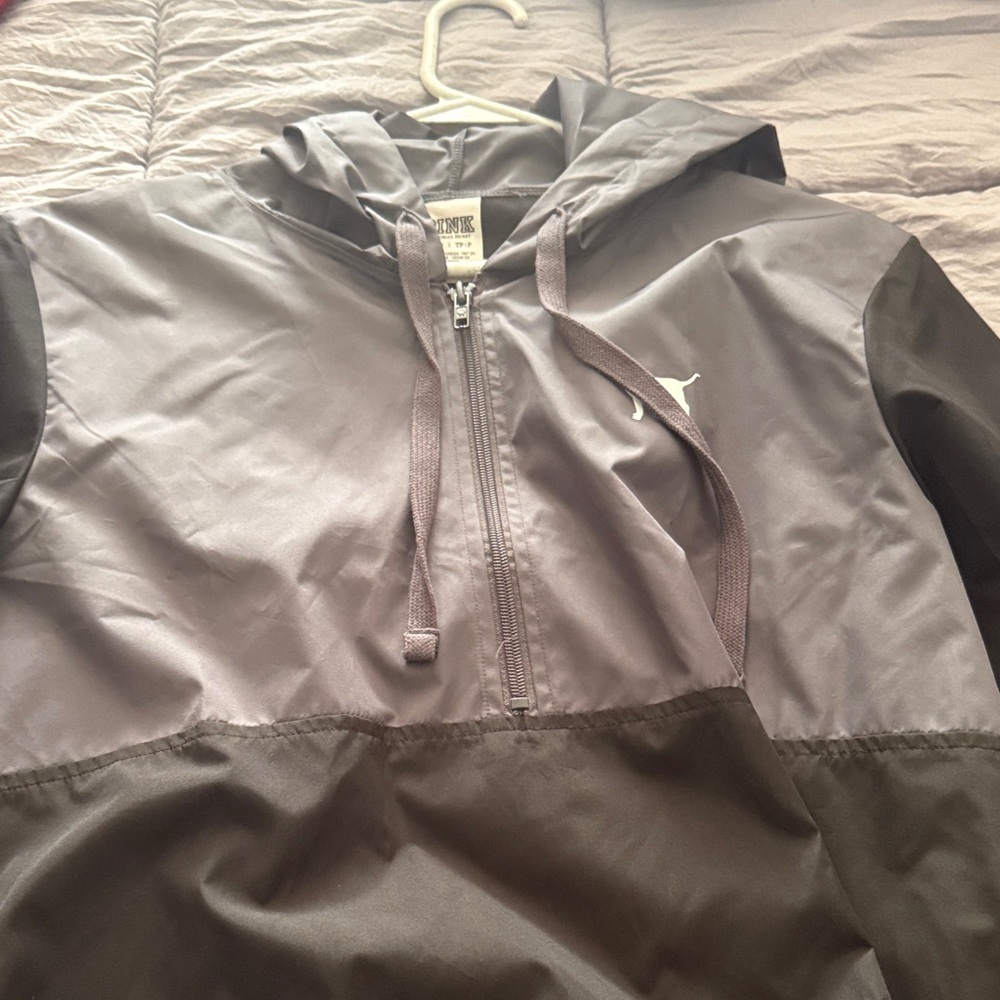 PINK Victoria's Secret Two-Tone Hooded Jacket